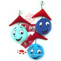 Plush Supermarket Key Ring Smile Toy